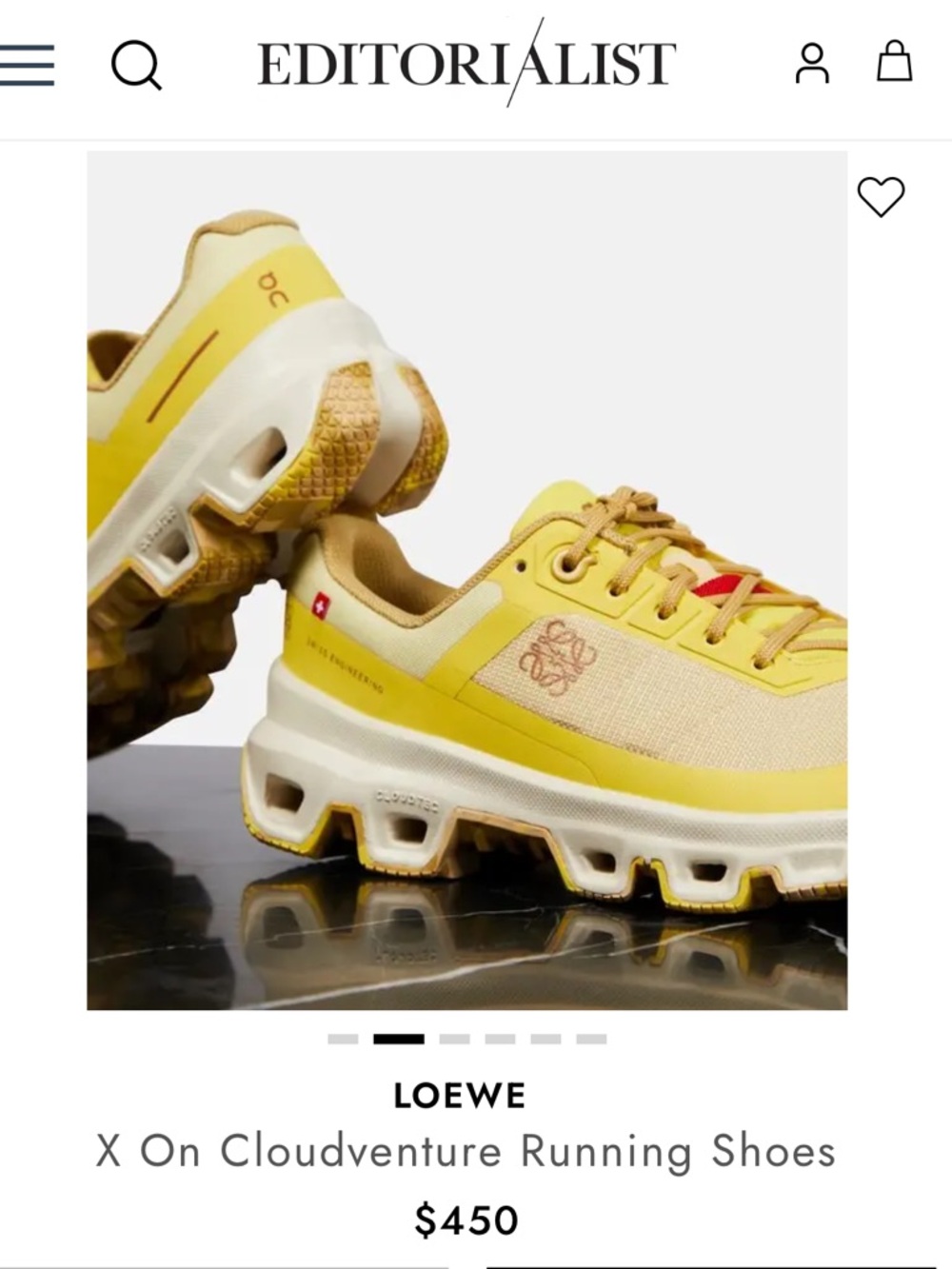 LOEWE X On Cloudventure Running Shoes